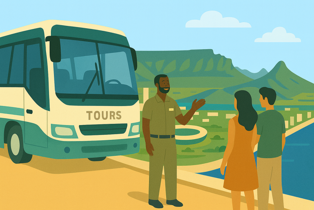 tour guide illustration